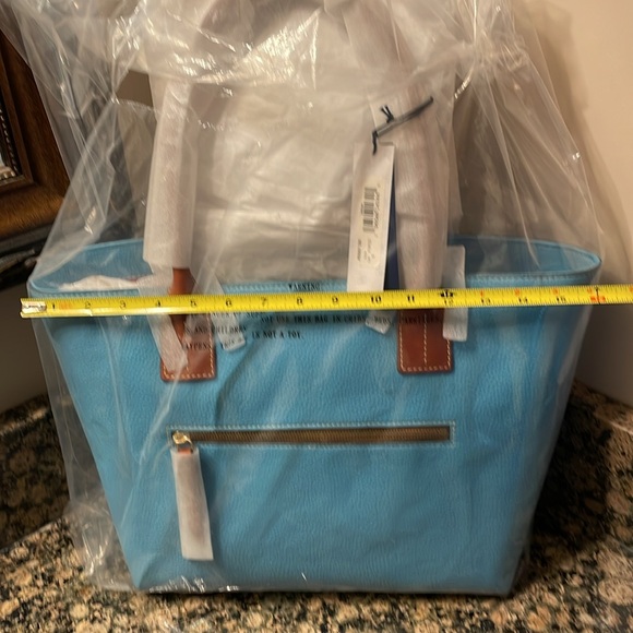 Dooney & Bourke Russel Sky Blue R0567 SB. Retail 398.00 Leather NWT - Picture 4 of 11